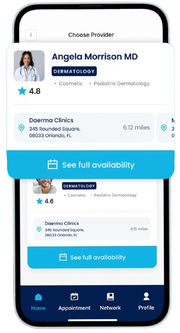 Mobile app screenshot 1