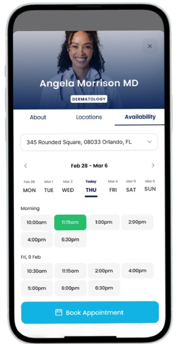 Mobile app screenshot 2